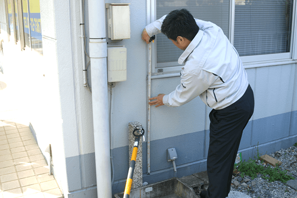 塗装面積を実測しているか?