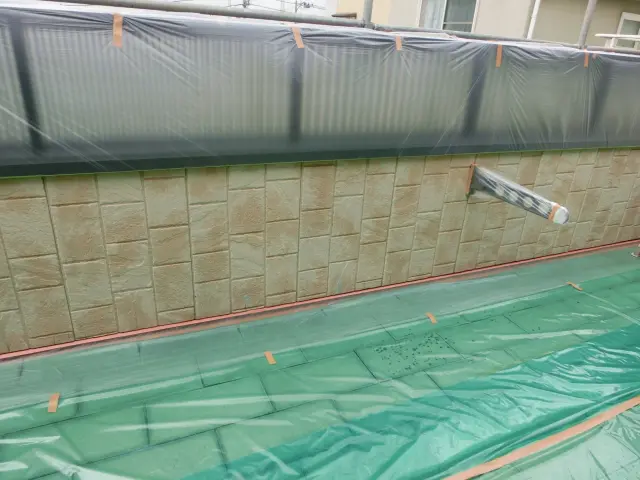 長野市 塗装前養生