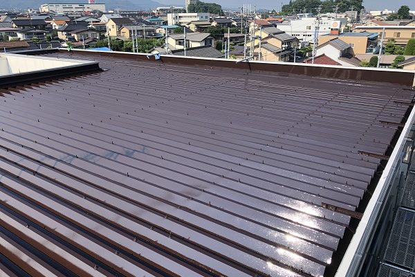 長野市マンション・屋根塗装｜屋根上塗り、付帯部塗装 (4)