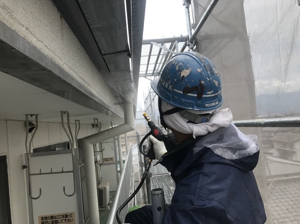 長野市マンション・屋根塗装｜高圧洗浄をしてきました！ (3)