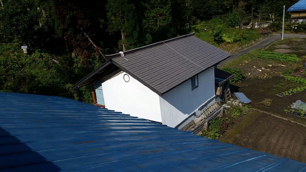 高山村・K様邸｜屋根塗装｜ファイン4Fルーフ使用 (1)