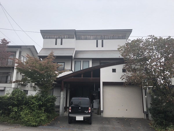 長野県飯山市・K様邸｜屋根塗装・外壁塗装｜無料現場調査を行いました！ (3)